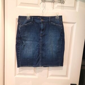 Levi Strauss & Co Jean mini skirt with stretch sz 10